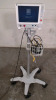 EDWARDS LIFESCIENCES VIGILANCE II PATIENT MONITOR ON ROLLING STAND