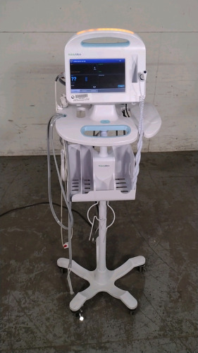 WELCH ALLYN 6000 SERIES VITAL SIGNS MONITOR ON ROLLING STAND