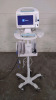 WELCH ALLYN 6000 SERIES VITAL SIGNS MONITOR ON ROLLING STAND