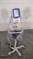 WELCH ALLYN SPOT LXI VITAL SIGNS MONITOR ON ROLLING STAND