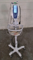 WELCH ALLYN SPOT VITAL SIGN MONITOR ON ROLLING STAND