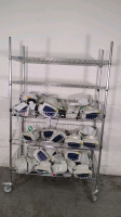 WELCH ALLYN LOT OF VITAL SIGNS MONITORS (CART INCLUDED)