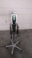 WELCH ALLYN 420 SERIES VITAL SIGNS MONITOR ON ROLLING STAND