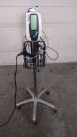 WELCH ALLYN 420 SERIES VITAL SIGNS MONITOR ON ROLLING STAND