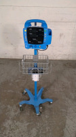 GE DINAMAP DPC400N VITAL SIGNS MONITOR ON ROLLING STAND