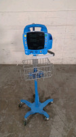 GE DINAMAP DPC400N VITAL SIGNS MONITOR ON ROLLING STAND
