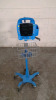 GE DINAMAP DPC400N VITAL SIGNS MONITOR ON ROLLING STAND