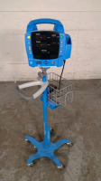 GE DINAMAP DPC400N VITAL SIGNS MONITOR ON ROLLING STAND