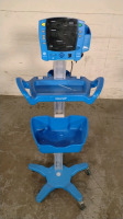 GE DINAMAP V100 VITAL SIGNS MONITOR ON ROLLING STAND