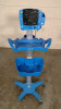 GE DINAMAP V100 VITAL SIGNS MONITOR ON ROLLING STAND