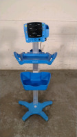 GE DINAMAP V100 VITAL SIGNS MONITOR ON ROLLING STAND