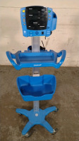 GE DINAMAP V100 VITAL SIGNS MONITOR ON ROLLING STAND