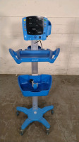 GE DINAMAP V100 VITAL SIGNS MONITOR ON ROLLING STAND
