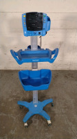 GE DINAMAP V100 VITAL SIGNS MONITOR ON ROLLING STAND