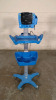 GE DINAMAP V100 VITAL SIGNS MONITOR ON ROLLING STAND