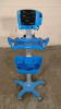 GE DINAMAP V100 VITAL SIGNS MONITOR ON ROLLING STAND