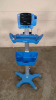 GE DINAMAP V100 VITAL SIGNS MONITOR ON ROLLING STAND
