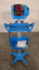 GE DINAMAP V100 VITAL SIGNS MONITOR ON ROLLING STAND