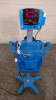GE DINAMAP V100 VITAL SIGNS MONITOR ON ROLLING STAND