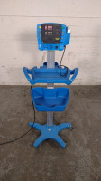 GE DINAMAP V100 VITAL SIGNS MONITOR ON ROLLING STAND