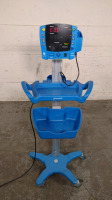GE DINAMAP V100 VITAL SIGNS MONITOR ON ROLLING STAND