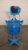 GE DINAMAP V100 VITAL SIGNS MONITOR ON ROLLING STAND