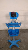 GE DINAMAP V100 VITAL SIGNS MONITOR ON ROLLING STAND