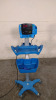 GE DINAMAP V100 VITAL SIGNS MONITOR ON ROLLING STAND