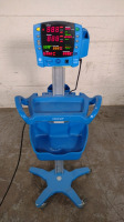 GE DINAMAP V100 VITAL SIGNS MONITOR ON ROLLING STAND