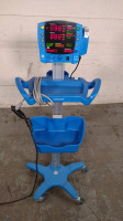 GE DINAMAP V100 VITAL SIGNS MONITOR ON ROLLING STAND