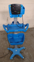 GE DINAMAP V100 VITAL SIGNS MONITOR ON ROLLING STAND