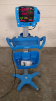 GE DINAMAP V100 VITAL SIGNS MONITOR ON ROLLING STAND