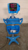 GE DINAMAP V100 VITAL SIGNS MONITOR ON ROLLING STAND