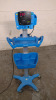 GE DINAMAP V100 VITAL SIGNS MONITOR ON ROLLING STAND