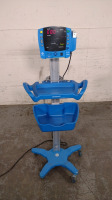 GE DINAMAP V100 VITAL SIGNS MONITOR ON ROLLING STAND