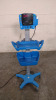 GE DINAMAP V100 VITAL SIGNS MONITOR ON ROLLING STAND