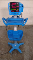 GE DINAMAP V100 VITAL SIGNS MONITOR ON ROLLING STAND