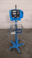 GE DINAMAP V100 VITAL SIGNS MONITOR ON ROLLING STAND