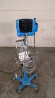 GE DINAMAP V100 VITAL SIGNS MONITOR ON ROLLING STAND