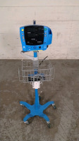 GE DINAMAP V100 VITAL SIGNS MONITOR ON ROLLING STAND