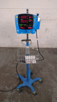 GE DINAMAP V100 VITAL SIGNS MONITOR ON ROLLING STAND