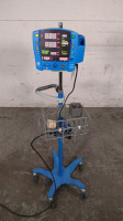 GE DINAMAP V100 VITAL SIGNS MONITOR ON ROLLING STAND