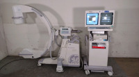 GE OEC 9800 PLUS PMCARE SUPER C-ARM WITH DUAL MONITOR WORKSTATION, HAND CONTROL (DOM 03/2005)(SN 8S-2705)