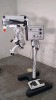 LEICA WILD M691 SURGICAL MICROSCOPE WITH SINGLE BINOCULAR (10X/21 GLASSES), VIEWING ATTACHMENT (10X/21 GLASSES), BOTTOM LENS (F=200MM), FOOTSWITCH, ROLLING STAND - 3
