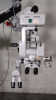 WILD HEERBRUGG WILD M690 SURGICAL MICROSCOPE WITH DUAL BINOCULARS (10X/21B GLASSES AND 10X/21 GLASSES), VIEWING ATTACHMENT (10X/21 GLASSES), BOTTOM LENS (F=200MM), FOOTSWITCH, ROLLING STAND - 2