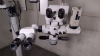 WILD HEERBRUGG WILD M690 SURGICAL MICROSCOPE WITH DUAL BINOCULARS (10X/21B GLASSES AND 10X/21 GLASSES), VIEWING ATTACHMENT (10X/21 GLASSES), BOTTOM LENS (F=200MM), FOOTSWITCH, ROLLING STAND - 5