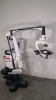 LEICA M525 SURGICAL MICROSCOPE WITH TRIPLE BINOCULARS ON ULT 500 ((3) 10X/21 GLASSES), FOOTSWITCH, ON OH4 ROLLING STAND - 4