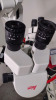 LEICA M500-N SURGICAL MICROSCOPE WITH DUAL BINOCULARS (10X/21 GLASSES AND 10X/21 GLASSES), VIEWING ATTACHMENT (10X/21 GLASSES), MS-2 ROLLING STAND - 2