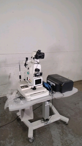 KOWA VX-10 FUNDUS CAMERA ON ROLLING STAND