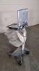 GE VIVID E PORTABLE ULTRASOUND SYSTEM WITH 2 PROBES (I12L-RS, 8L-RS) ON ROLLING CART (SN 41725WX3) - 2